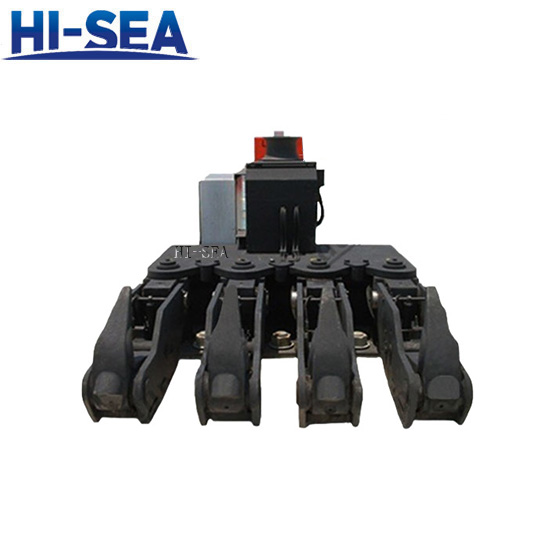 Quadruple Quick Release Mooring Hook