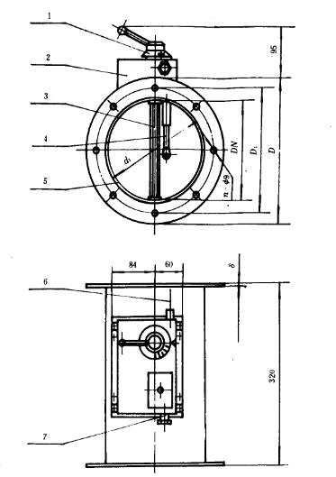 CB/T3557-95 Marine Round Fire Damper