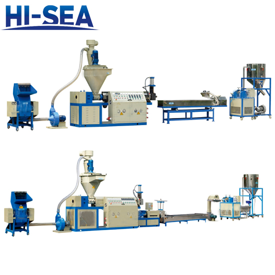 HSA Film Pulverizing Automatic Feeding Pelletizer