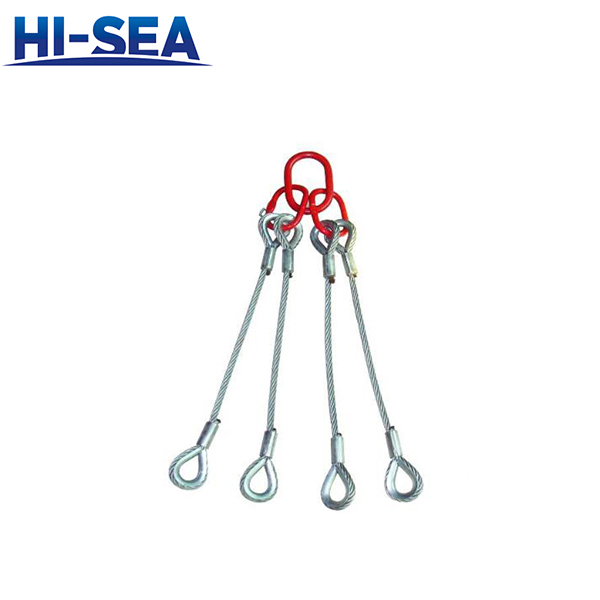 Four-leg swaged Joint Sling assembly
